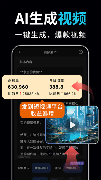 AI視頻繪圖寫(xiě)作精靈最新版 v1.5.5 安卓版 3