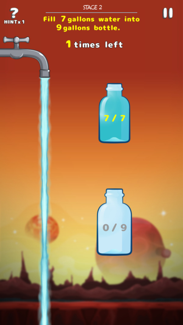水容量腦謎 v1.17 安卓版 1