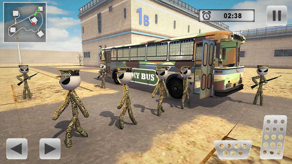 火柴人軍隊(duì)運(yùn)輸 v1.0.1 安卓版 1