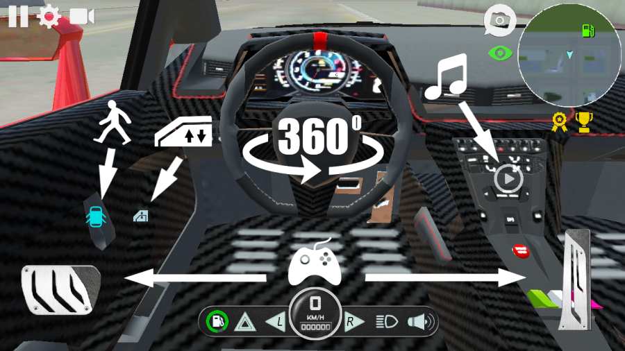 蘭博汽車模擬器 v1.6 安卓版 1