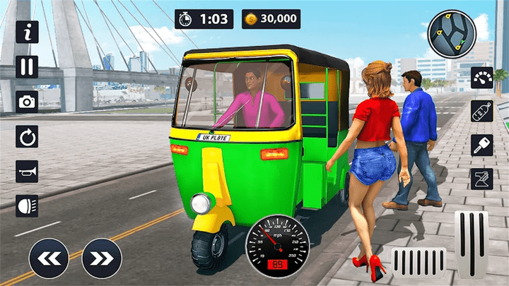 人力車(chē)模擬器3D v1.0 安卓最新版 1