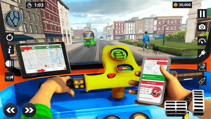 人力車(chē)模擬器3D v1.0 安卓最新版 2