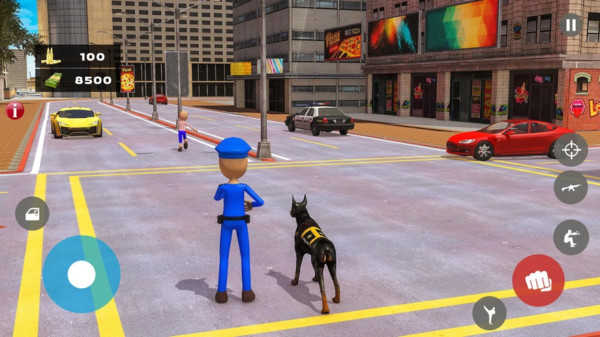 火柴人警犬模擬器 v1.0 安卓版 0