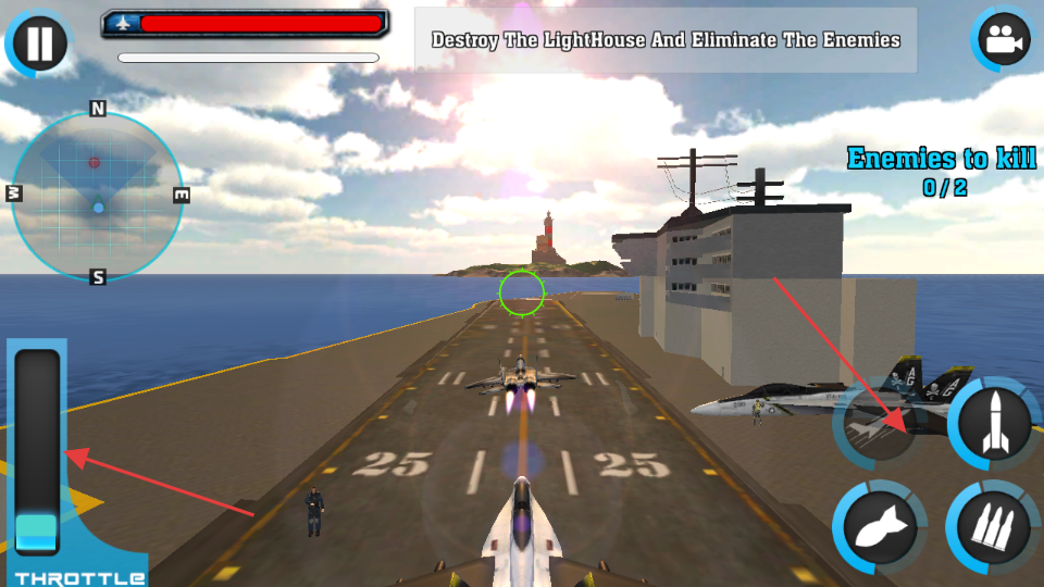 關鍵空襲空軍戰(zhàn)斗機模擬器 v1.5 安卓版 1