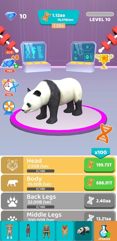 空閑動物進化 v0.43 安卓版 2
