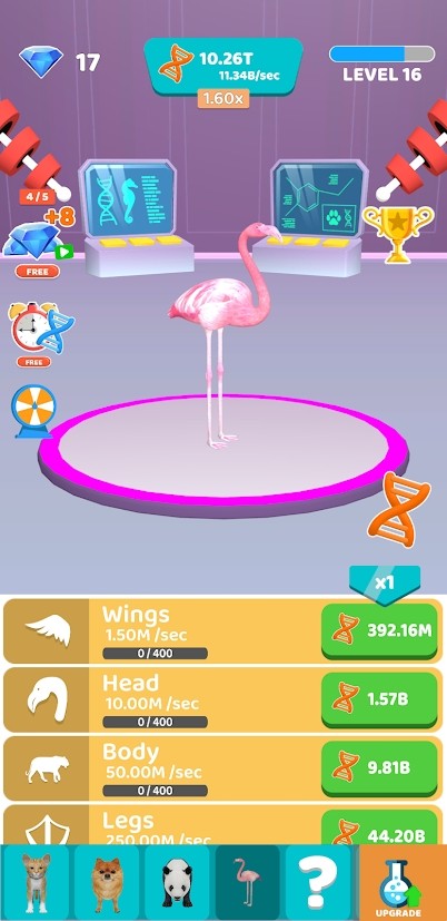 空閑動物進化 v0.43 安卓版 0