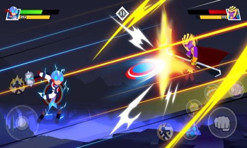 火柴人戰(zhàn)斗狂暴 v4.7 安卓版 1