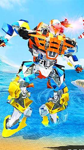 機器人鯊魚潛艇變形 v1.3 安卓版 0
