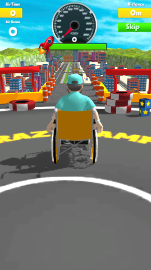 瘋狂輪椅特技3D v1.4 安卓版 1