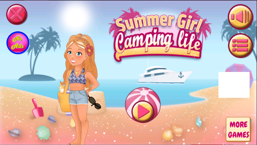 夏季女孩露營生活 v1.0.9 安卓版 1