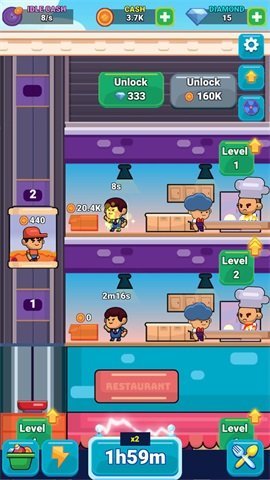 餐廳服務(wù)員傳奇 v1.15.2 安卓版 2
