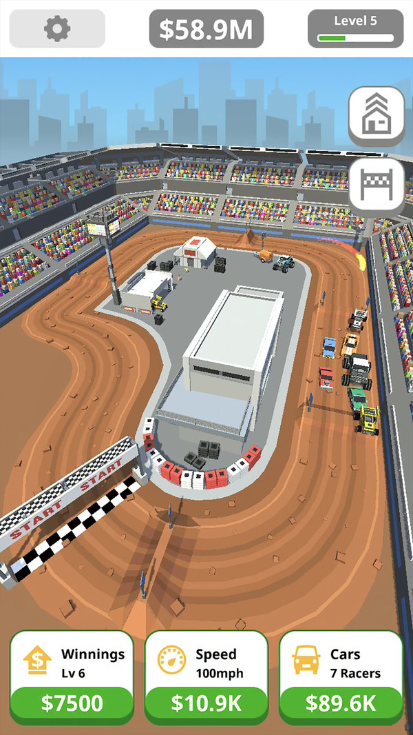閑置點擊賽車 v1.0 安卓版 1