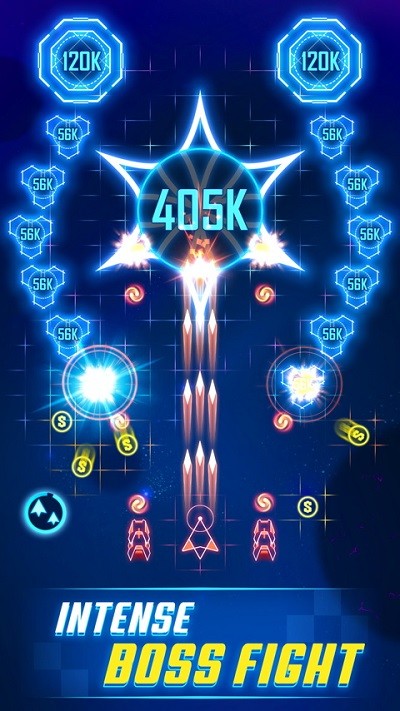 雷電戰(zhàn)機(jī)飛行風(fēng)暴 v1.5.4 手機(jī)版 2
