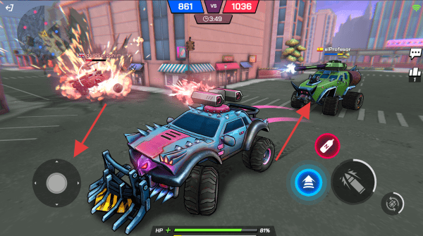 戰(zhàn)斗賽車氮氣和射擊 v1.23.122 安卓版 1