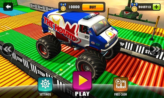 瘋狂怪物卡車傳奇3d v1.2 安卓版 2