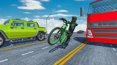 瘋狂的交通自行車騎士3D v1.0.1 安卓版 1