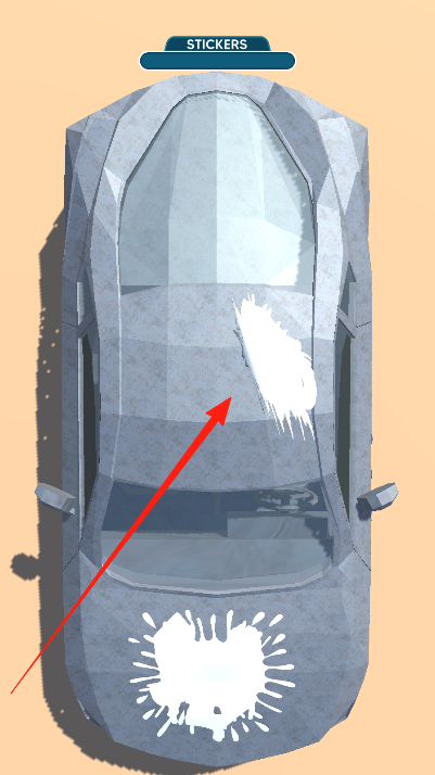 汽车涂鸦3d贴纸