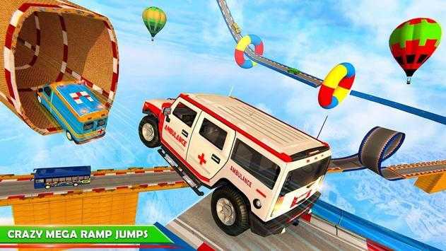巨型坡道救護(hù)車(chē)特技 v1.8 安卓版 0