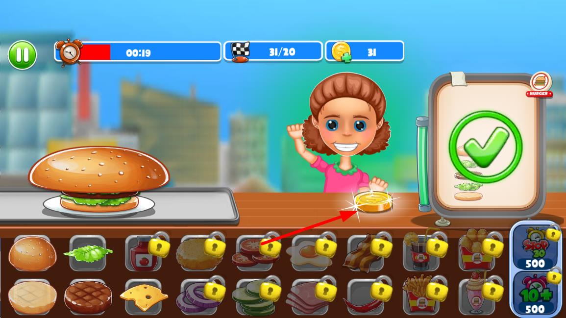 美食漢堡大王 v1.6 安卓版 2