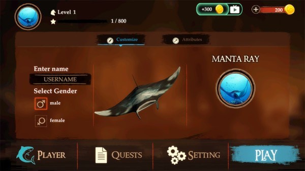 海底魔鬼魚 v1.0.1 安卓版 1