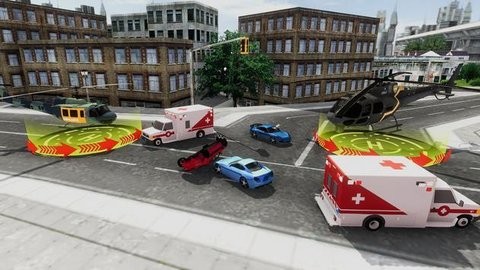 飛行汽車(chē)救護(hù)車(chē) v1.2.3 安卓版 2