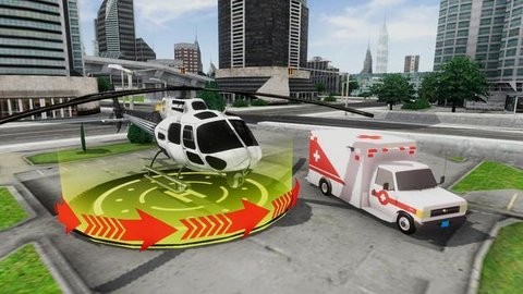 飛行汽車(chē)救護(hù)車(chē) v1.2.3 安卓版 1