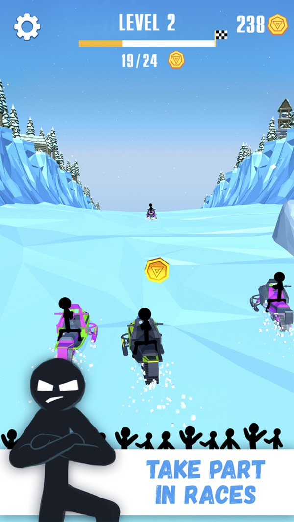 火柴人雪橇賽 v1.0 安卓版 0