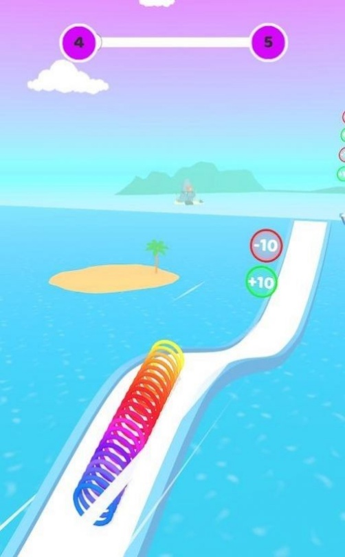 彩虹彈簧圈飛跑 v1.0.1 安卓版 1