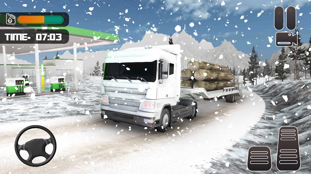 雪地越野卡車運輸模擬器 v1.0 安卓版 0