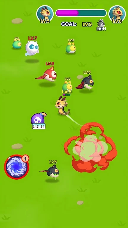 蛇蛇無(wú)限進(jìn)化 v1.0.0 安卓版 2
