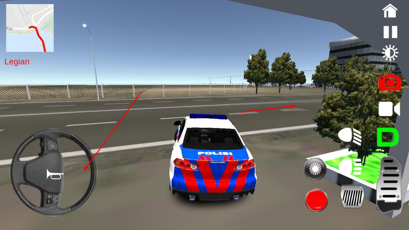 印度尼西亞警車模擬 v1.2 安卓版 1