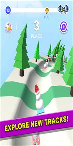 雪人競賽3D v1.0.8 安卓版 0