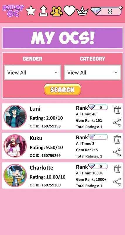 Rate My OC v1.0.5 安卓版 2