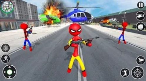 Stickman Rope Hero Superhero v1.0 安卓版 0