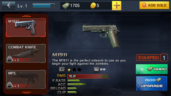 Zombie hitman v1.1.3 安卓版 1