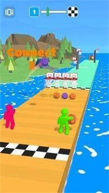 籃球小人比賽3D v0.0.2 安卓版 1