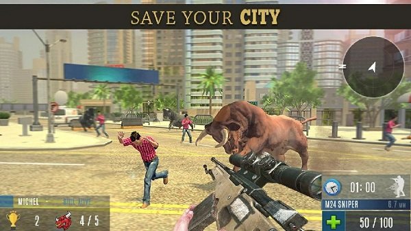 憤怒的公牛攻擊射擊 v1.32 安卓版 2