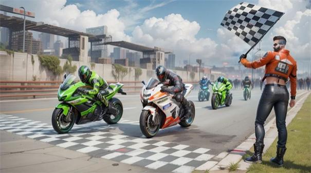 終極多人摩托車競速 v0.1 安卓版 1