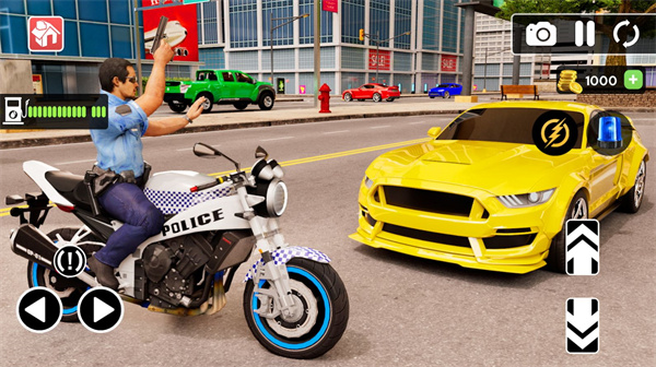 警察駕駛摩托車 v1.1 安卓版 1
