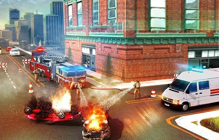 模擬駕駛消防車 v1.0 安卓版 0
