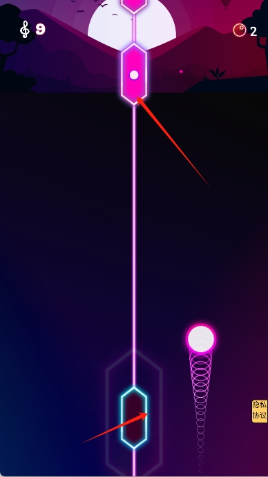 節(jié)奏炫彩音符音躍球球 v1.0.1 安卓版 2