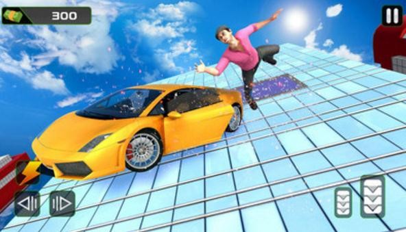 瘋狂汽車空中駕駛安卓版 v1.3 手機版 0
