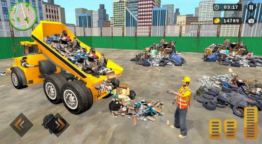 城市垃圾收集車模擬駕駛 v1.0 安卓版 2
