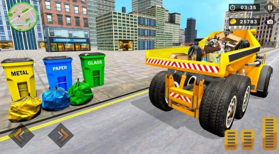 城市垃圾收集車模擬駕駛 v1.0 安卓版 1