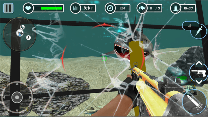深海鯊魚大獵殺手機(jī)版 v1.0 安卓版 2