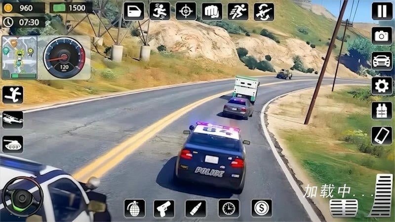 真實(shí)警車(chē)駕駛模擬器 v1.0 安卓版 1