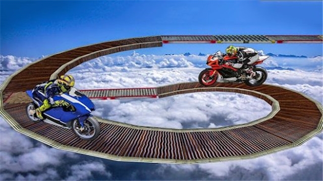 摩托車空中賽道3D v3 安卓版 0