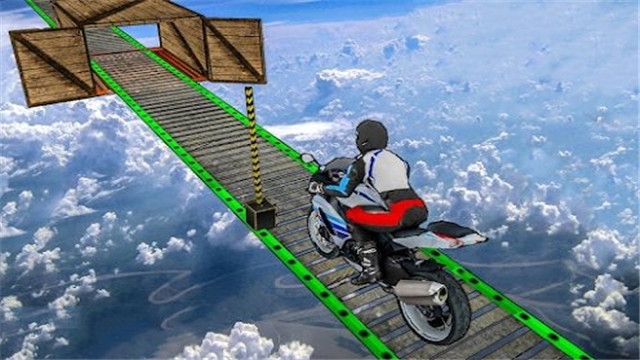 摩托車空中賽道3D v3 安卓版 1