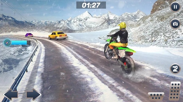 山地自行車雪地摩托賽 v2.3 安卓版 0