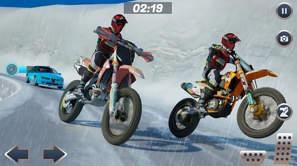 山地自行車雪地摩托賽 v2.3 安卓版 1